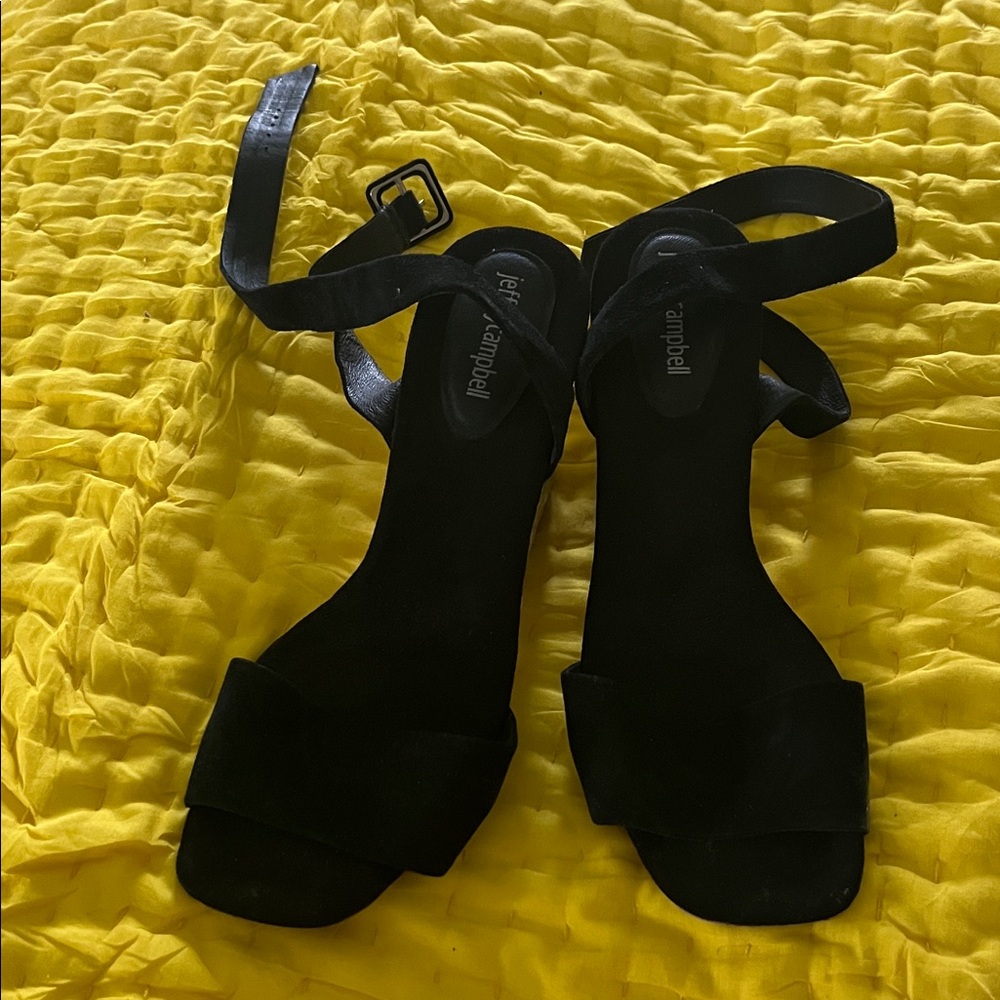 Jeffrey Campbell Black Strappy Sandals